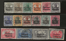 Delcampe - Bayern      .    Michel      .   136/151        .          O            .      Gestempelt - Oblitérés