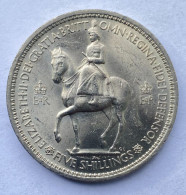 Delcampe - 1953 Great Britain Commemorative Coin Crown,KM#894/D4 - 25 New Pence