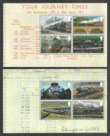 Delcampe - GB 2023 FLYING SCOTSMAN TRAINS RAILWAYS TRANSPORT PRESTIGE BOOKLET PANES SET MNH - Ongebruikt