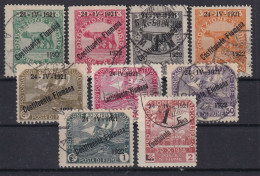 Delcampe - FIUME 1922 - Canceled - Mi 143-151 - Fiume