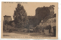 Delcampe - Chevreuse (78) : La Ferme Des Tours En 1930 PF. - Chevreuse
