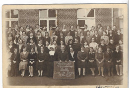 Delcampe - 59035   Aubel  Photo  Sur  Carton  Cours  De Coupe  :  20  X  14 - Aubel