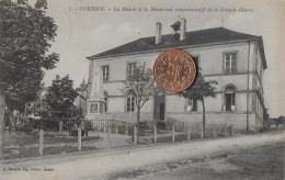 Delcampe - CORBION ..-- LA  MAIRIE . Le MONUMENT . 1926 Vers JETTE ( Melle VANDERPERRE ) . - Bouillon