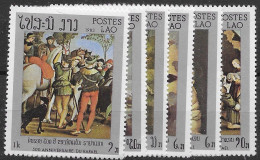 Delcampe - Laos 1983 Raffael Paintings Set Mnh ** - Laos