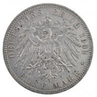 Delcampe - Német Államok / Poroszország 1902A 5M Ag "II. Vilmos" Berlin (27,76g) T:2 Patina / German States / Prussia 1904A 5 Mark - Non Classificati