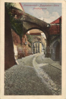 Delcampe - T2/T3 Nagyszeben, Hermannstadt, Sibiu; Pempflinger Utca / Pempflingergasse / Street (EK) - Unclassified