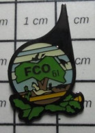 Delcampe - SP16 Pin's Pins / Beau Et Rare / ASSOCIATIONS / FCO FEDERATION CHASSEURS ORNE COR GIBIER - Associations