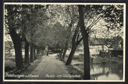 Delcampe - AK Heldrungen, Partie Am Wallgraben - Heldrungen