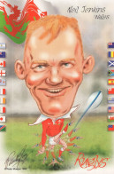 Delcampe - Neil Jenkins Wales 1999 Rugby Team Rare Artist Signed Postcard - Rugby