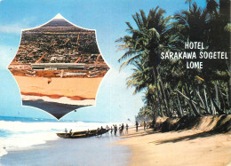 Delcampe - A5259 Togo Lome Hotel Sarakawa Sogetel Multi View - Hotels & Gaststätten