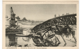 Delcampe - LEPORELLO  12 X Zerstörte Brücken 1940  Strassburg Elsass - Katastrophen