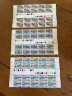 Delcampe - Dutch Antilles, NVPH 556a/558a In Tenfold ** Cat. Value 30 - Antillen