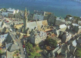 Delcampe - ROSCOFF   G215  CPM 10X15        L'église Notre Dame De Croaz Batz Et Son Clocher - Roscoff