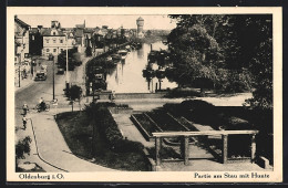 Delcampe - AK Oldenburg I. O., Huntepartie Am Stau - Oldenburg