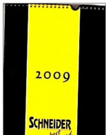 Delcampe - * CALENDRIER 2009 - érotique Masculin- Schneider Best Wood - Big : 2001-...