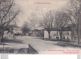 Delcampe - B4-82) MONTAIGU - TARN ET GARONNE - ROUTE DE TOURNON - EN  1925  - 2 SCANS ) - Montaigu De Quercy
