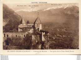 Delcampe - CPA - SAINT-PIERRE D'ALBIGNY - CHATEAU DE MIOLANS - VUE PRISE DE LA TOUR ST PIERRE - Saint Pierre D'Albigny