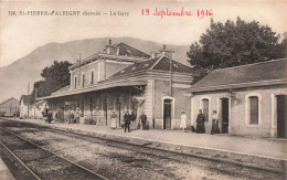 Delcampe - [-50%] France - Saint Pierre D Albigny - La Gare - Animé - Carte Postale Ancienne - Saint Pierre D'Albigny