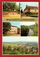 Delcampe - I6513 - Braunsdorf Lichtenwalde Gaststätte Am Bahnhof - Verlag Bild Und Heimat Reichenbach - Flöha