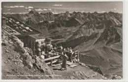 Delcampe - Gipfelhütte Auf Dem Nebelhorn Mit Hochvogel - Oberstdorf