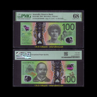 Delcampe - Australia 100 Dollars, 2020, Polymer, Lucky Number 8888,  PMG68 - 2005-... (polymer Notes)