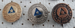 Delcampe - Civil Defense Red Cross Competition Ljubljana Bezigrad 1981 SLOVENIA Ex Yugoslavia Pins - Associations