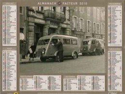 Delcampe - CALENDRIER 2010  LA POSTE FACTEURS CHAMPAGNOLE (39) Rétro - Big : 2001-...