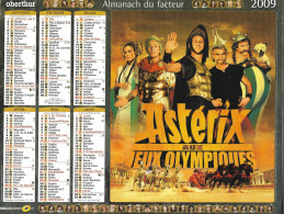 Delcampe - CALENDRIER 2009  ASTERIX AUX JEUX OLYMPIQUES - Big : 2001-...