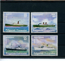 Delcampe - Franz. Polynesien 268-271 Postfrisch Schiffe #JK590 - Sonstige & Ohne Zuordnung