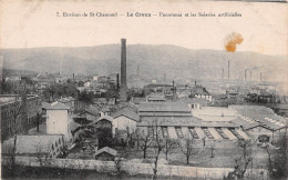 Delcampe - LE CREUX  Environ De St-Chamond -Panorama Et Les Soieries Artificielles 22(scan Recto-verso) MA169 - Saint Chamond