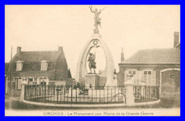 Delcampe - ORCHIES * MONUMENT AUX MORTS DE LA GRANDE GUERRE - ANIMEE - EDIT AU FACTEUR TABACS - Orchies