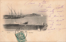 Delcampe - [-5%] FRANCE - Antibes - Port - Quai - Bateau - Transport - Phare - Fort Carré - Embarcadère - Carte Postale Ancienne - Other & Unclassified