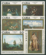 Delcampe - Kuba 1989 Nationalmuseum Havanna Gemälde 3336/41 Postfrisch - Unused Stamps