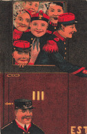Delcampe - [-5%] ILLUSTRATION - BD - Camp D Avord - Train EST - Chef De Gare - Soldats - Uniforme - Ed HC Paris - Carte Postale Anc - 1900-1949