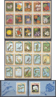Delcampe - Cuba 1983 - Birds And Flowers, Mi-Nr. 2778/807 + Bl. 79/80, MNH** - Unused Stamps