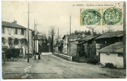 Delcampe - CPA 9 X 14 Isère  FURES  Le Pont Et Route D'Hurtière - Tullins