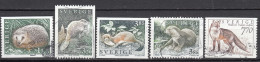 Delcampe - Sweden 1996 Animals Mi#1925-1929 Used - Gebraucht