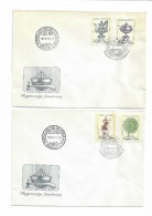Delcampe - UNGARN / 1988, Mi. 4003A-4006A "Metallkunsthandwerk" Auf 2 FDC (1/003) - FDC