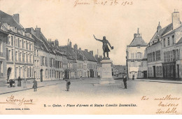 Delcampe - GUISE - Place D'Armes Et Statue Camille Desmoulins - Très Bon état - Guise
