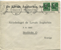 Delcampe - 11.136) MiNr.: 242 (2 ) - Oslo - Zensurbrief Nach Stockholm / Schweden - Briefe U. Dokumente