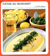 Delcampe - FLETAN AU MUSCADET Fiche Recette Cuisine - Ricette Culinarie