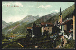 Delcampe - AK Guarda, Ortsansicht Mit Kirche - Guarda