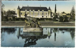 Delcampe - 16  COGNAC  LE CHATEAU DE ST BRICE  - LA PIECE D EAU  -  CPSM 1940 / 50 FORMAT CPA - Cognac