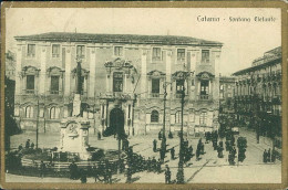 Delcampe - CATANIA - FONTANA ELEFANTE - SPEDITA IN FRANCIA 1919 (25495) - Catania