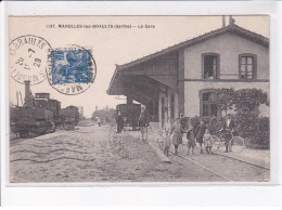 Delcampe - MAROLLES-les-BRAULTS: La Gare - Très Bon état - Marolles-les-Braults