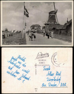 Delcampe - Postkaart Harderwijk Molen De Hoop Windmühlen Windmill 1952 - Harderwijk