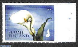 Delcampe - Finland 2019 Calla 1v S-a, Mint NH, Nature - Flowers & Plants - Ungebraucht