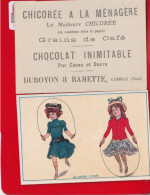 Delcampe - CHROMO Cambrai Duroyon Ramatte Sport Jeu Jouet Enfants L Petite Corde à Sauter Petites Filles - Duroyon & Ramette