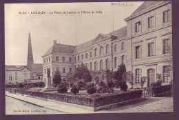 Delcampe - 86 - LOUDUN - PALAIS DE JUSTICE ET HÔTEL DE VILLE - - Loudun