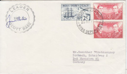 Delcampe - Ross Dependency 1971 Signature Leader  Scott Base Ca Scott Base 28 NOV 1971 (63758) - Covers & Documents